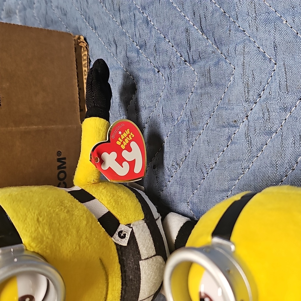 Ty Beanie Babies Despicable Me 3 Tom minion jail bird - Picture 3 of 8